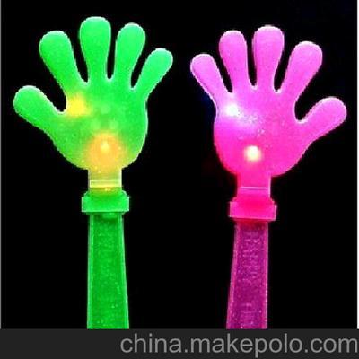 发光手拍 发光拍拍手 闪光拍手器 发光手掌拍 演出活动用品图片,发光手拍 发光拍拍手 闪光拍手器 发光手掌拍 演出活动用品图片大全,义乌市走俏服装商行-1-